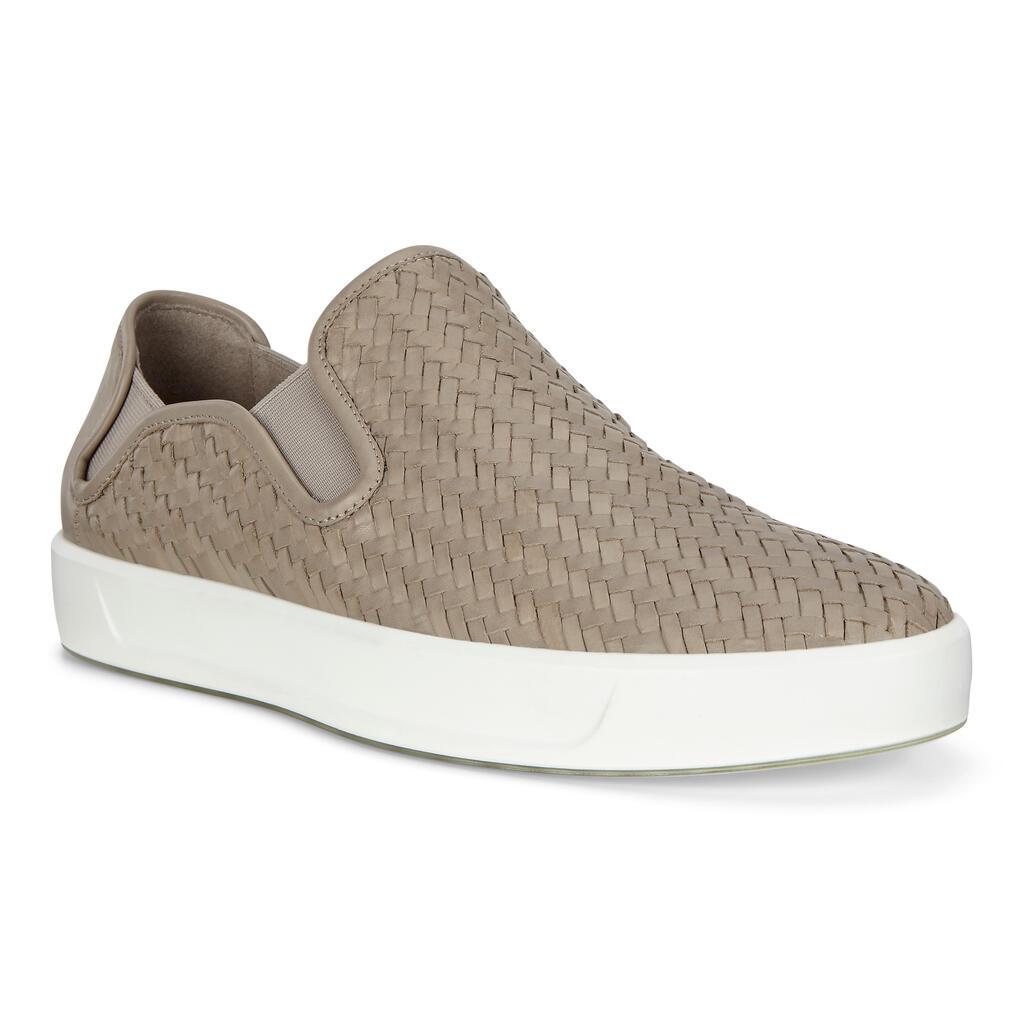 Baskets Ecco Soft 8 Homme Beige 2561-EOTBP